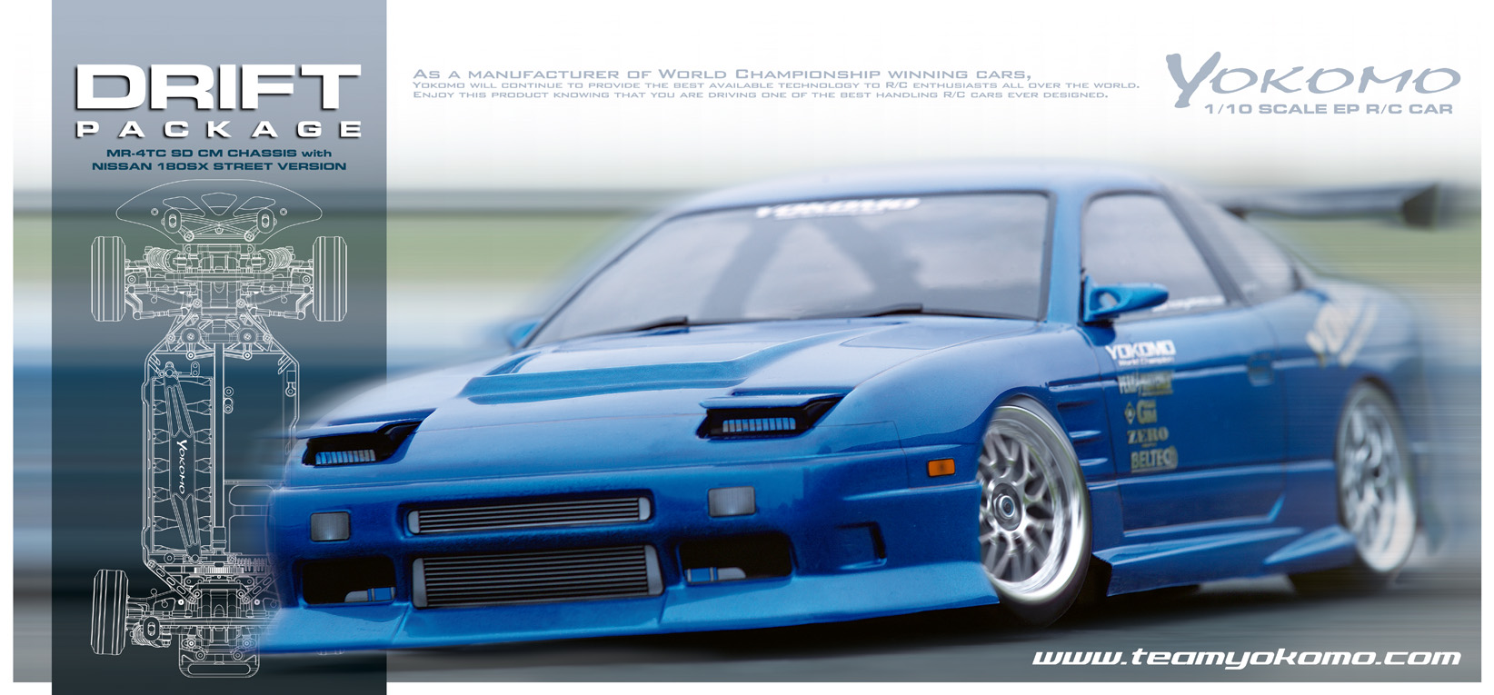 2023公式店舗 ☆ヨコモ ドリフト STボディ☆180SX☆新品 ヨコモ パーツ