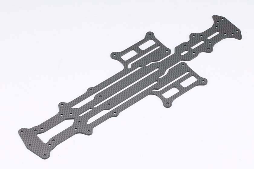 YD-2S Series High Traction Main Chassis (Mat Graphite SX3 Finish) [Yokomo]  Y2-002SMG YD2S